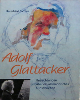 Bucheinband: Adolf Glattacker, Betrachtungen über ein alemannisches Künstlerleben