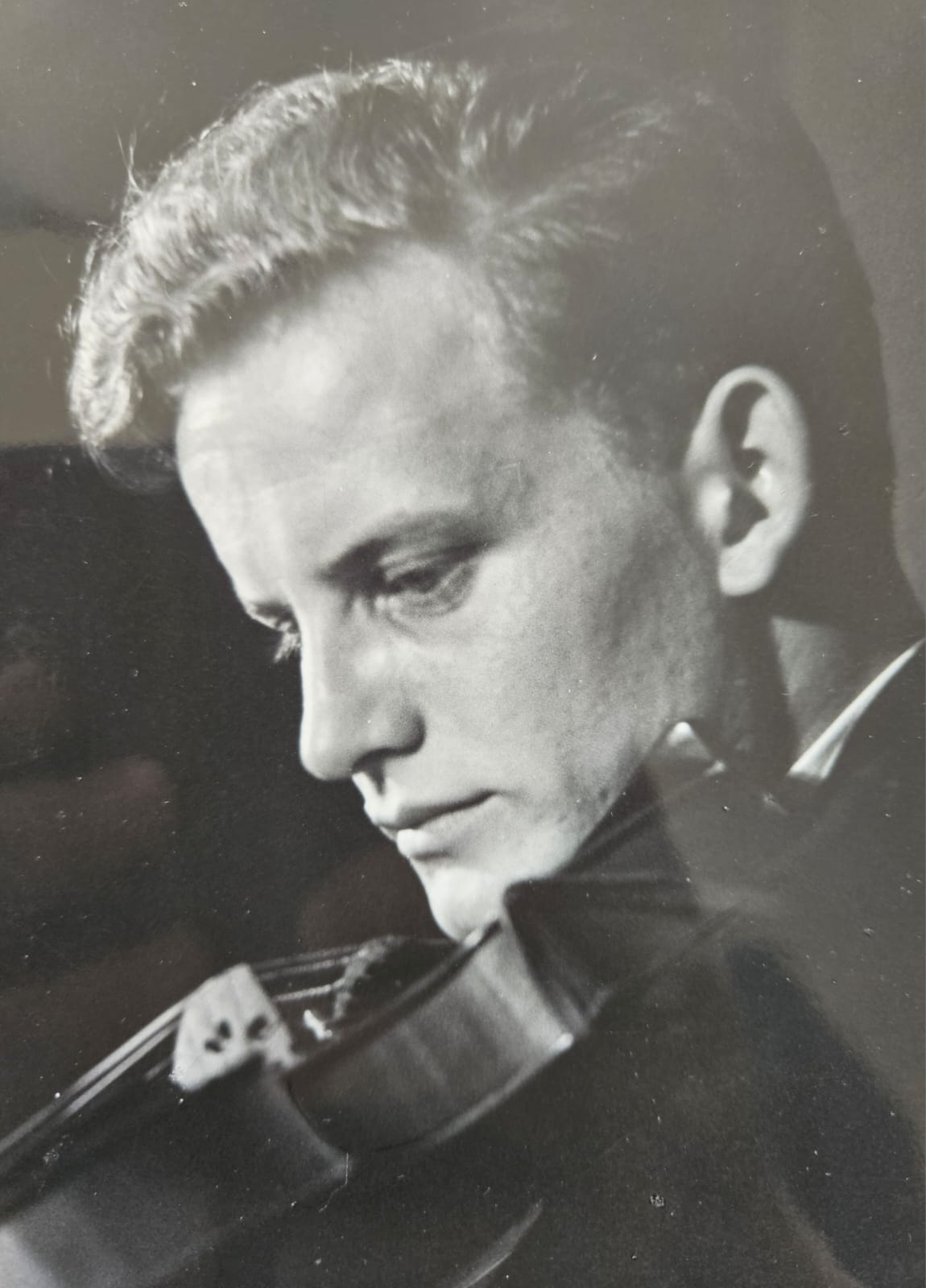 Der Violinist Werner Krotzinger aus Wehr, späterer Rektor der Folkwang Hochschule